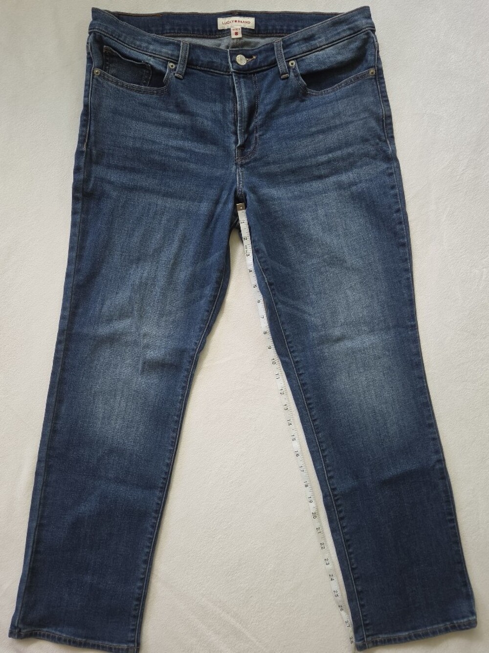 Lucky Brand Women's Blue Straight-Leg Jeans - Picture 2 of 8